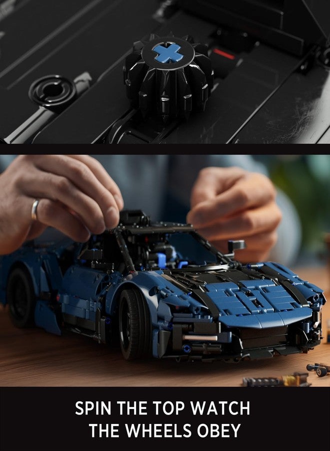 Nifeliz MCX Race Car Building Set for Adults, Collectible 1/12 Scale Sports Car Model Toy, Ideal Gift for Race Lovers (1,726 PCS, NF10321) - Image 4